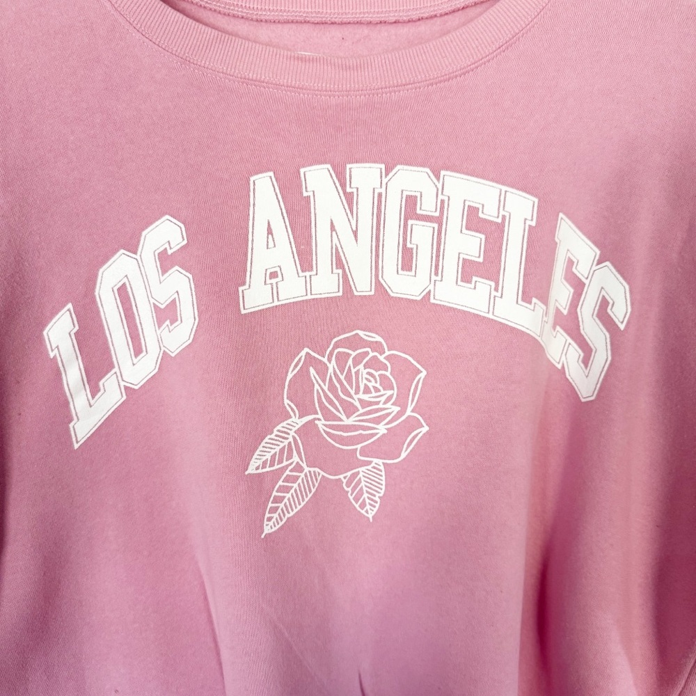 NWT Grayson Threads Women’s Pink Graphic Fleece Sweatshirt Size XL - Picture 3 of 8